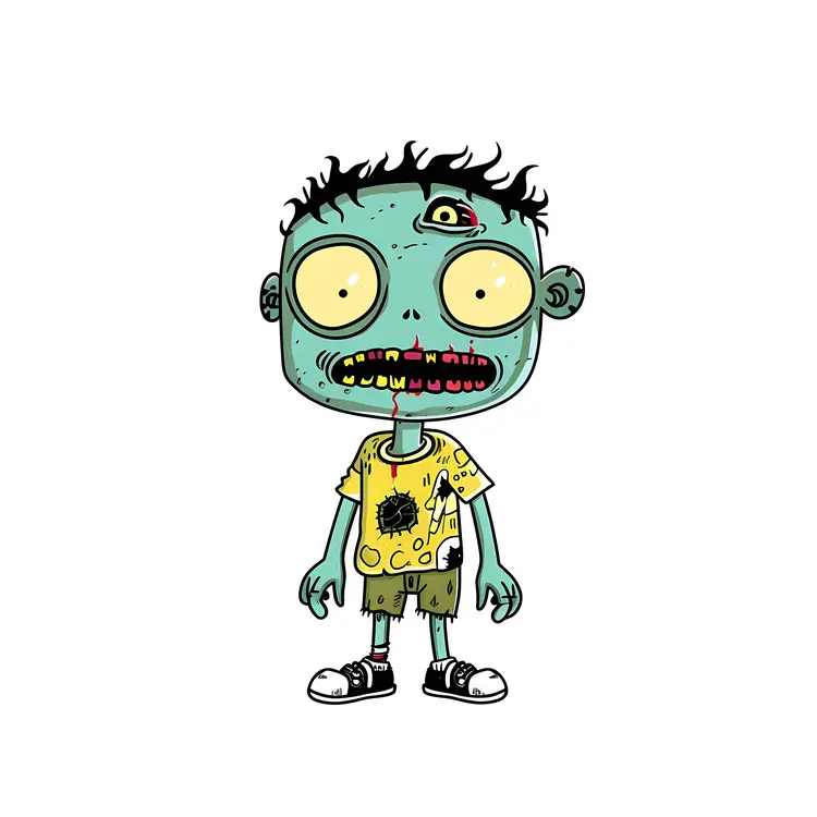 Cute Cartoon Zombie