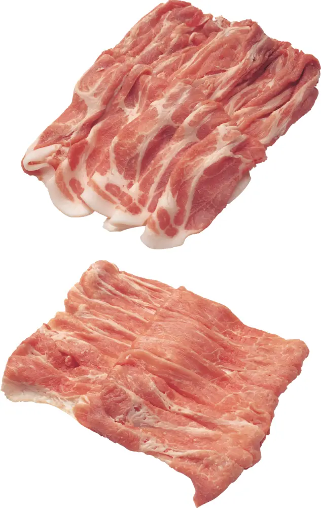 Raw Pork Slices