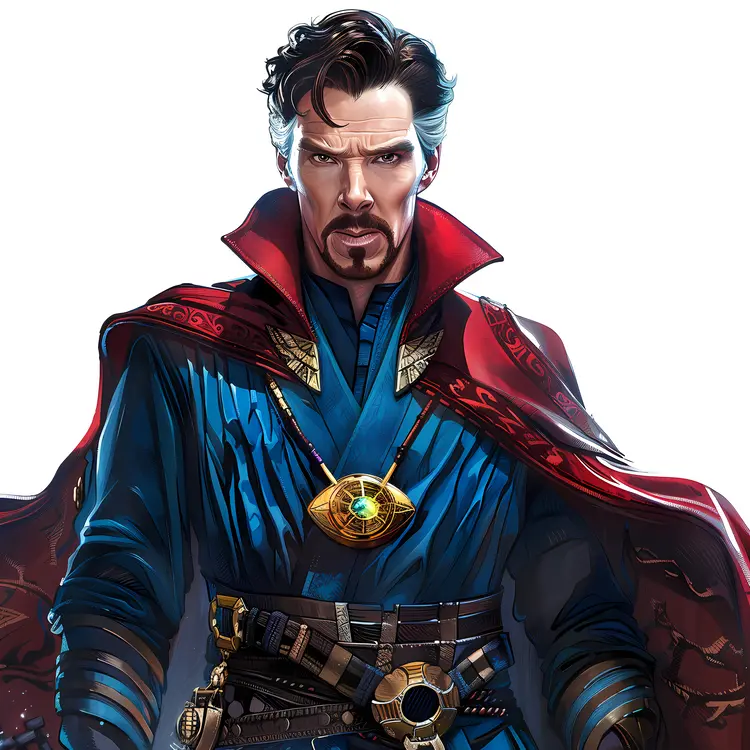 Doctor Strange in Red Cape