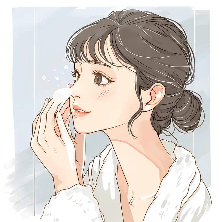 Using Skincare Foam for Cleansing