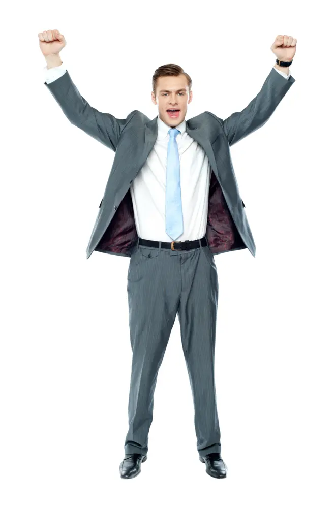 Businessman Celebrating Success