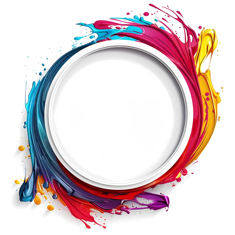 Colorful Paint Frame