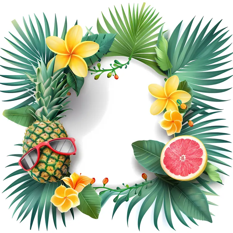 Tropical Fruit Frame
