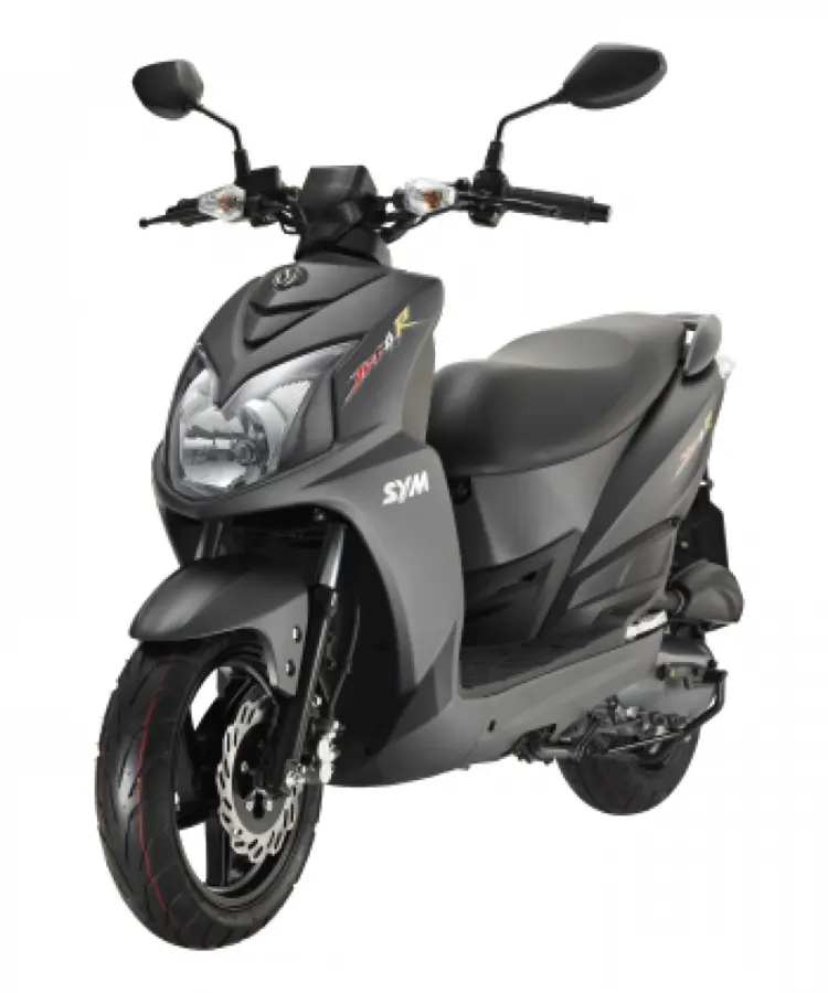 Black Scooter for Urban Commuting