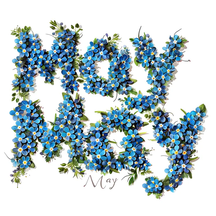 Blue Floral May