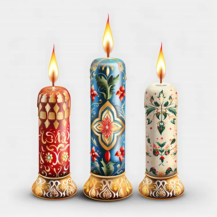 Colorful Decorative Candles