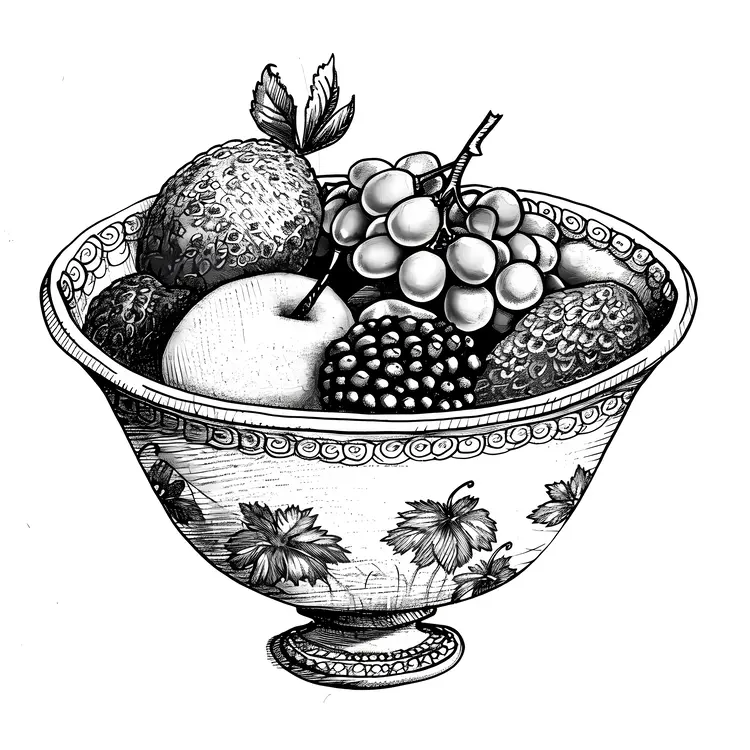 Vintage Fruit Bowl