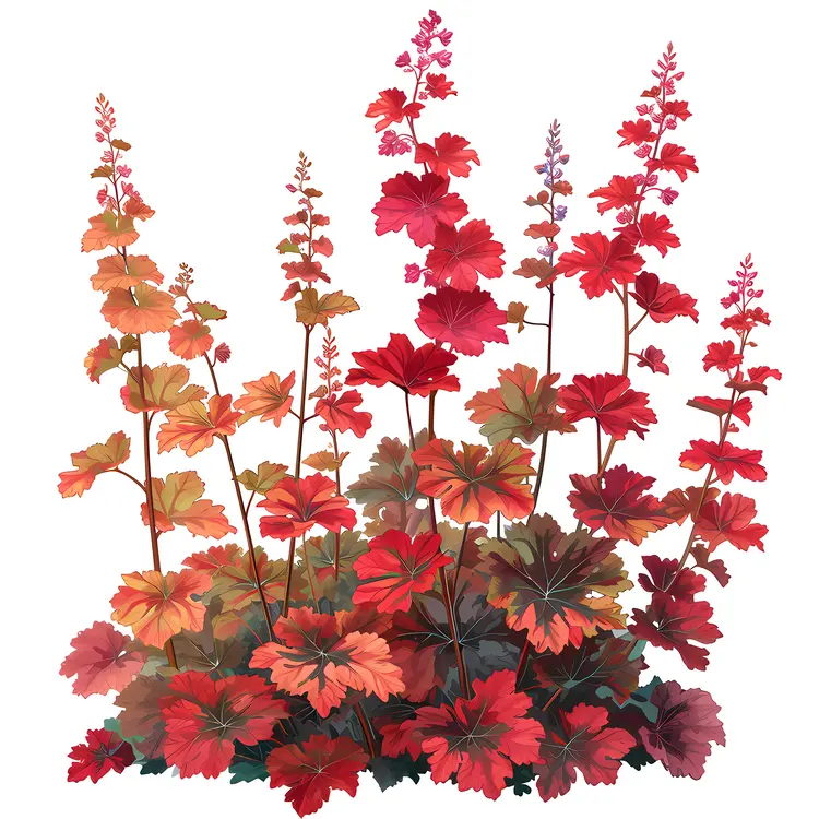 Red Foliage in Autumn