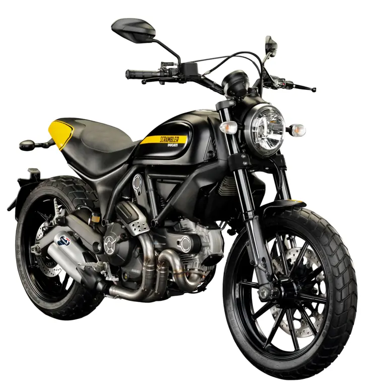 Black and Yellow Motorcycle
