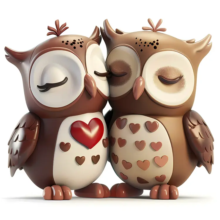 Cute Brown Owls