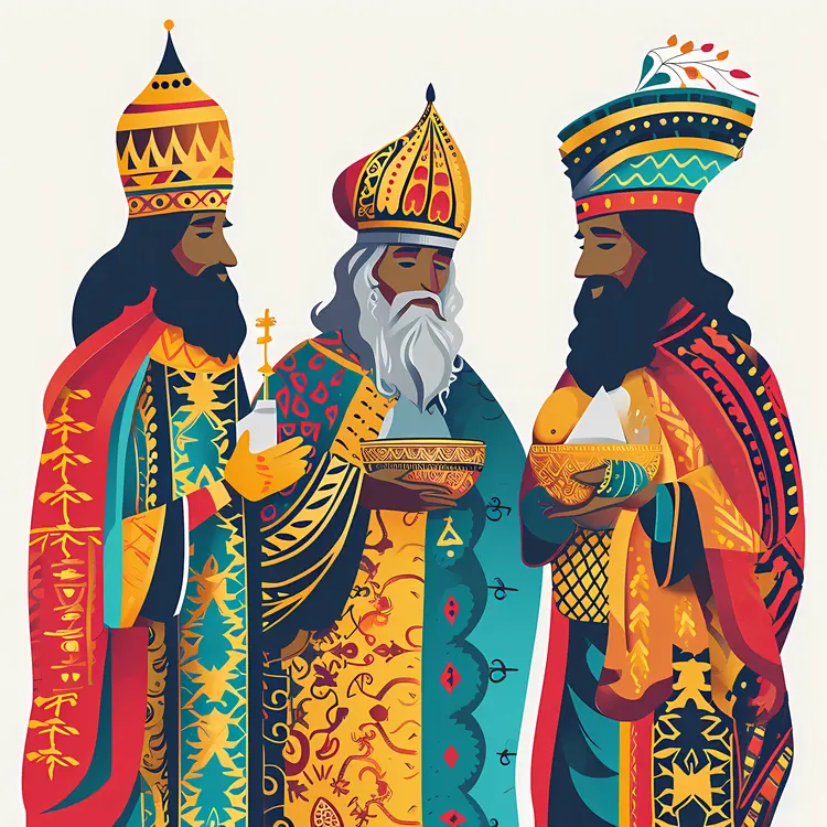 Three Kings Bearing Gifts