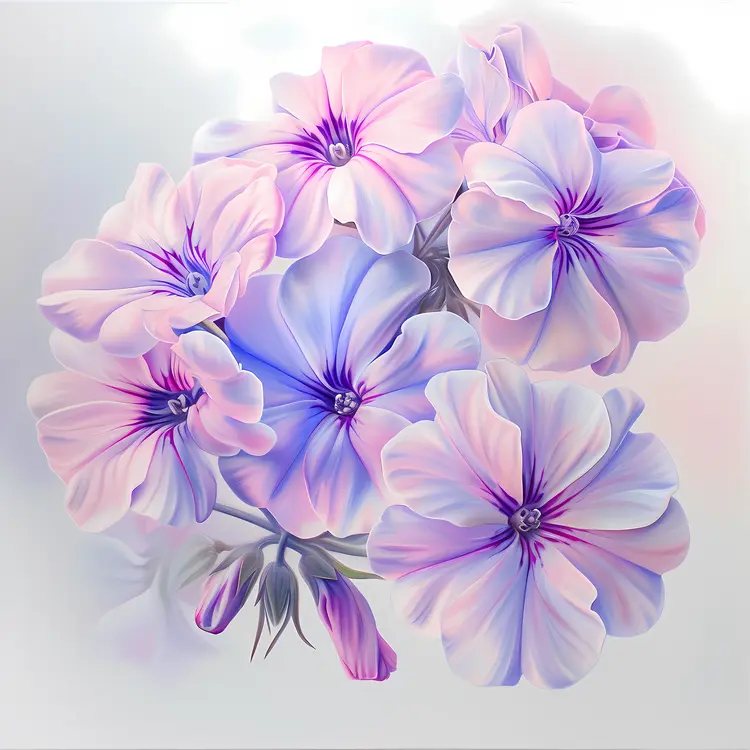 Pastel Colored Flowers