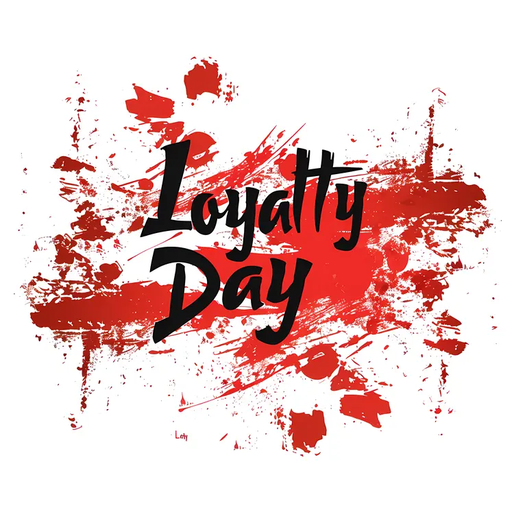 Loyalty Day Artistic Stamp