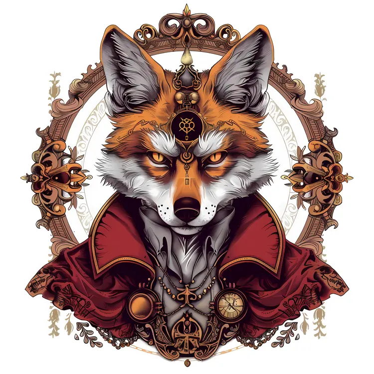 Regal Fox Portrait