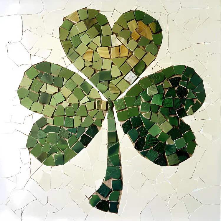 Mosaic Clover Art