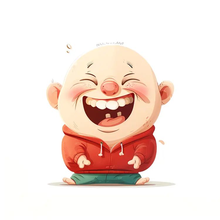Laughing Cartoon Character