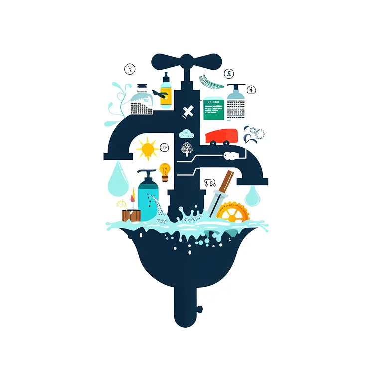 Faucet with Water Conservation Elements