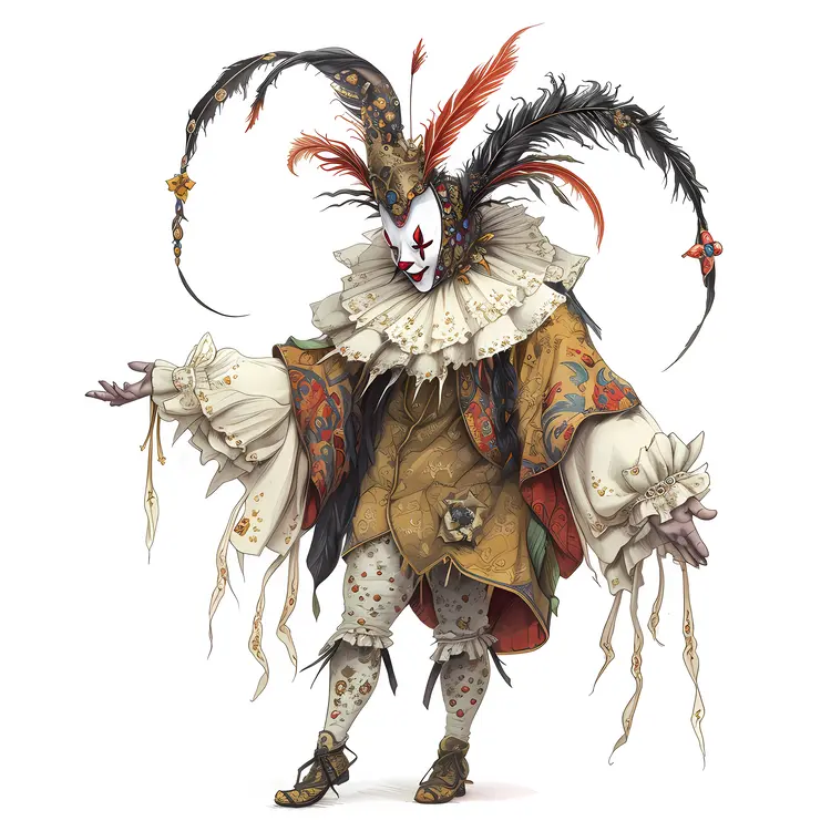 Elaborate Jester Costume