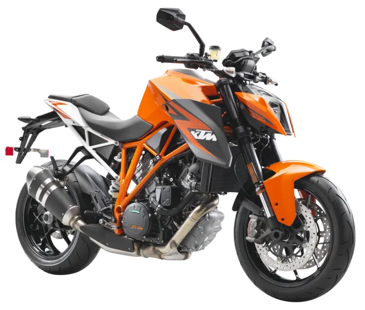 Orange Motorcycle for Adventure
