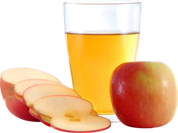 Fresh Apple Juice with Slices