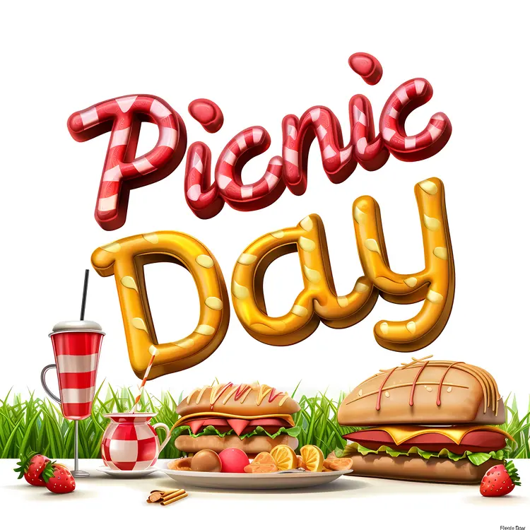 Picnic Day with Delicious Food