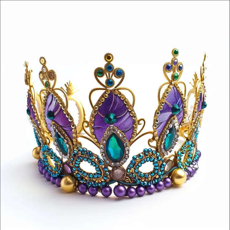 Colorful Crown with Jewels