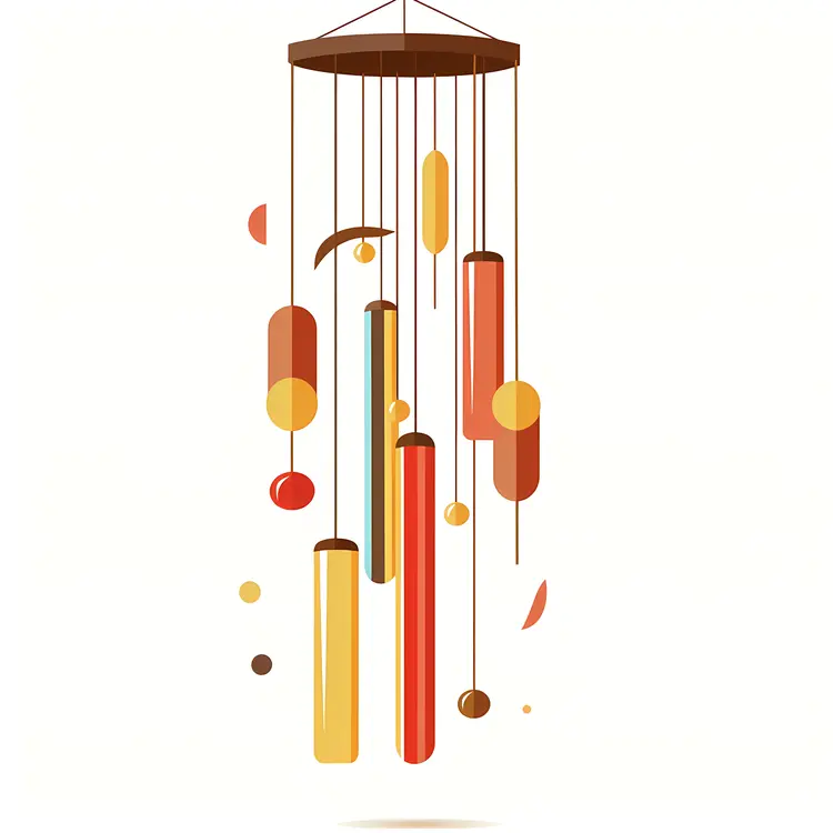 Colorful Hanging Wind Chime