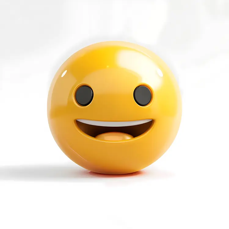 Happy Face Emoji with a Smile