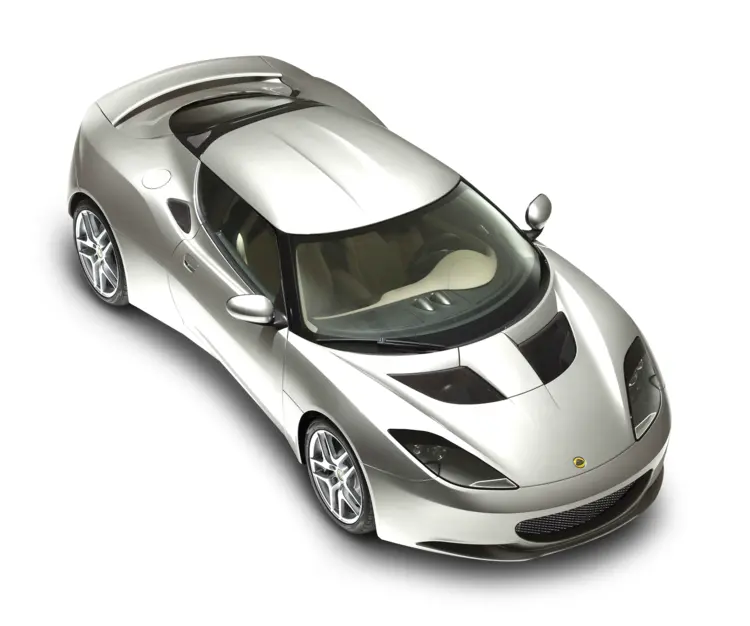 Silver Luxury Sports Car