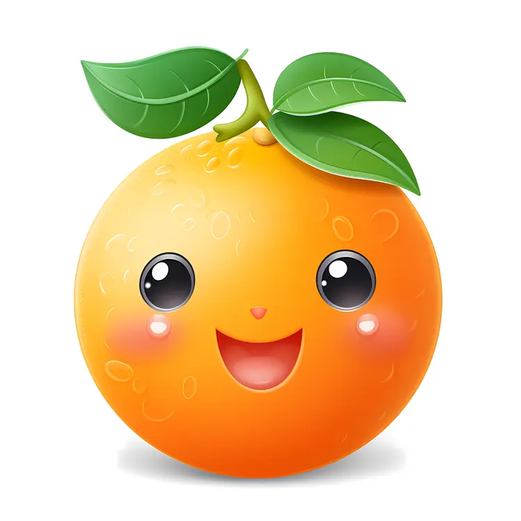 Cute Smiling Orange