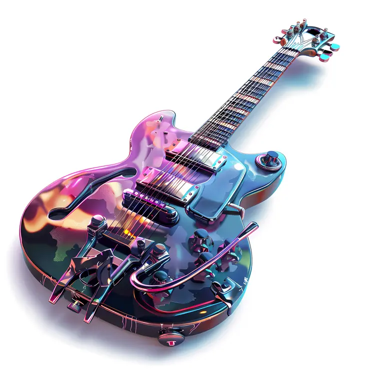 Colorful Electric Guitar