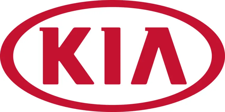 Red Oval Logo of Kia