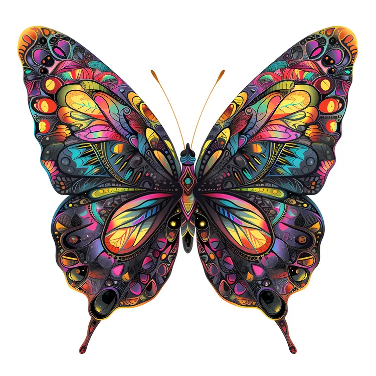 Vibrant Colorful Butterfly