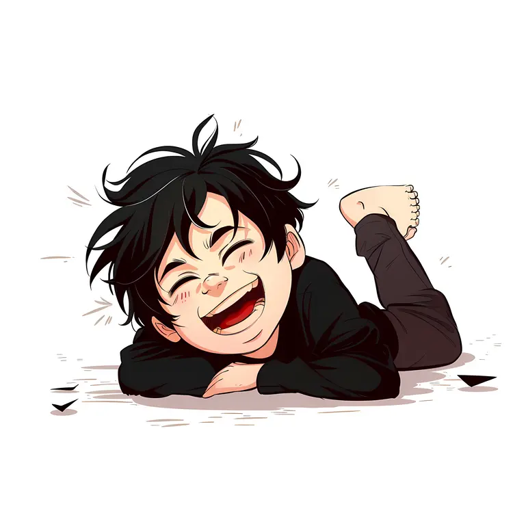 Laughing Child Illustration