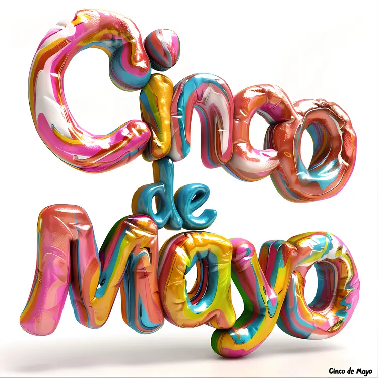 Cinco de Mayo Colorful Balloon Sign