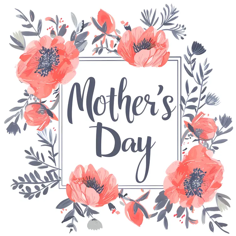 Mother's Day Floral Greeting Card