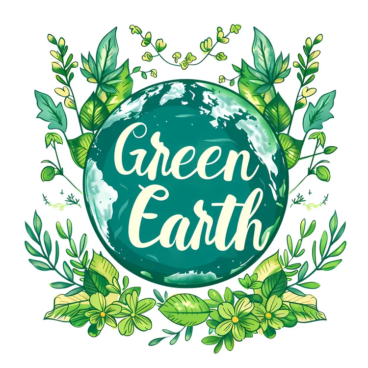 Green Earth Concept Illustration