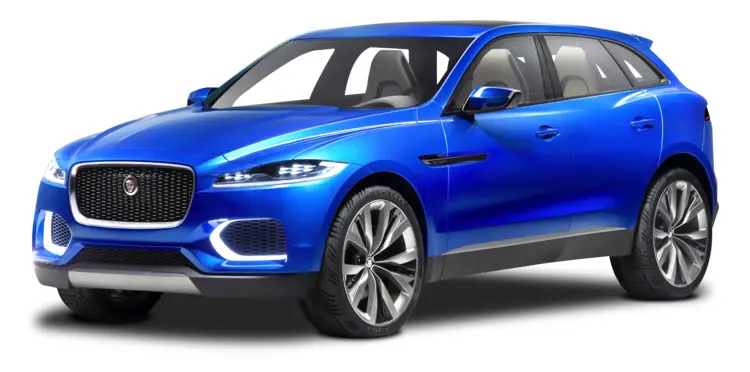 Modern Blue SUV Car