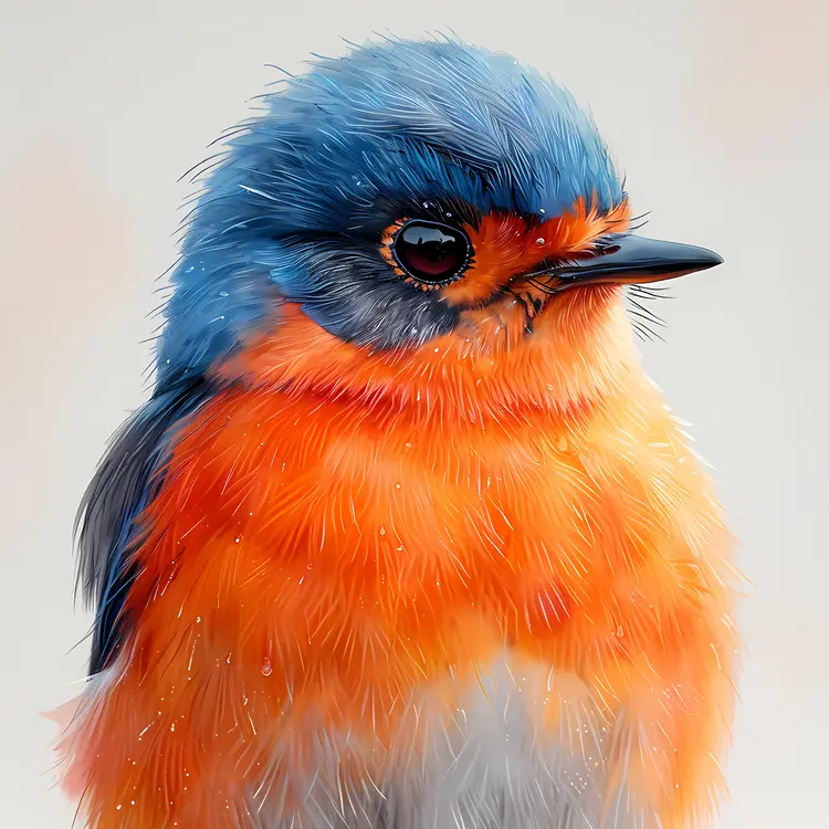Colorful Bird with Vibrant Feathers