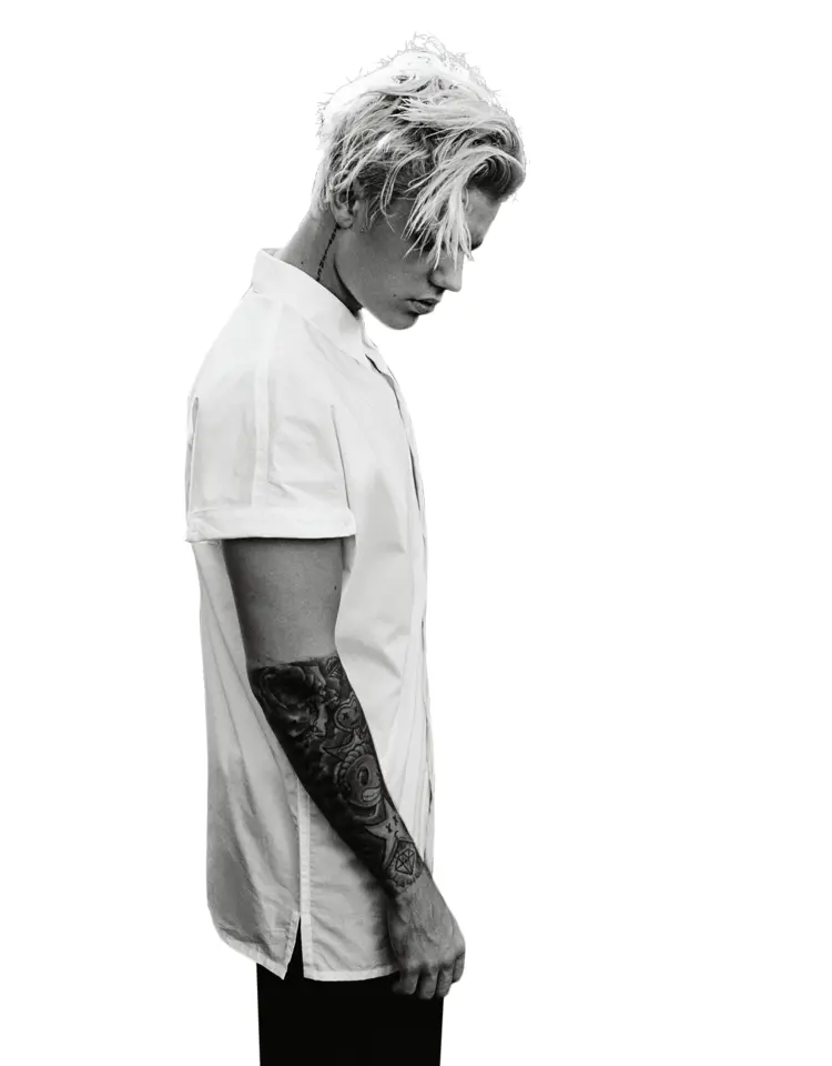 Serious Portrait in Black and White