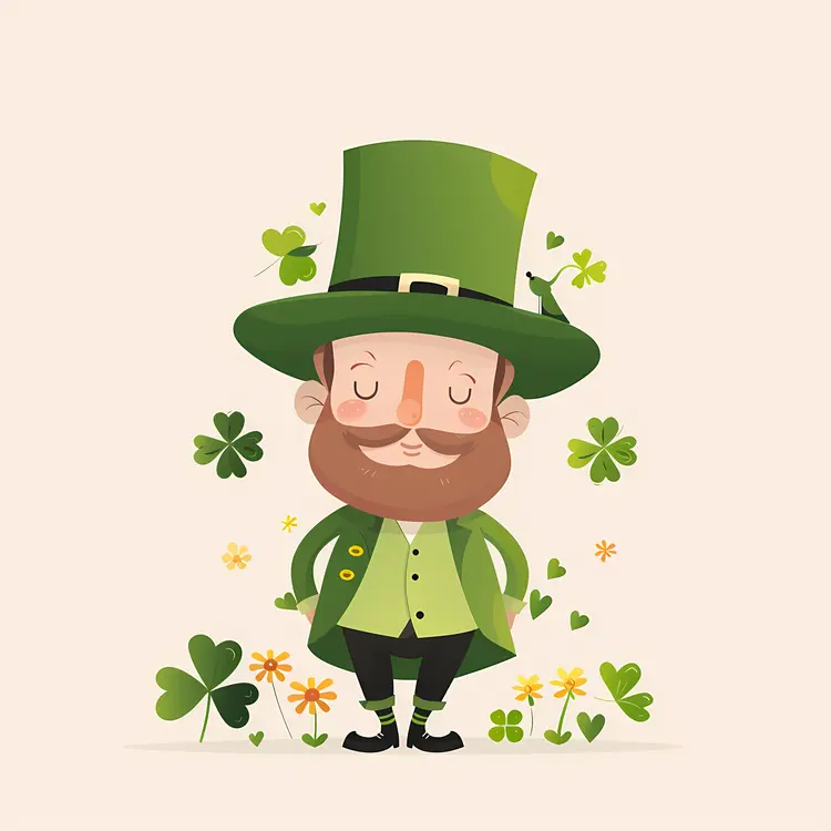 Leprechaun Character for St. Patrick's Day