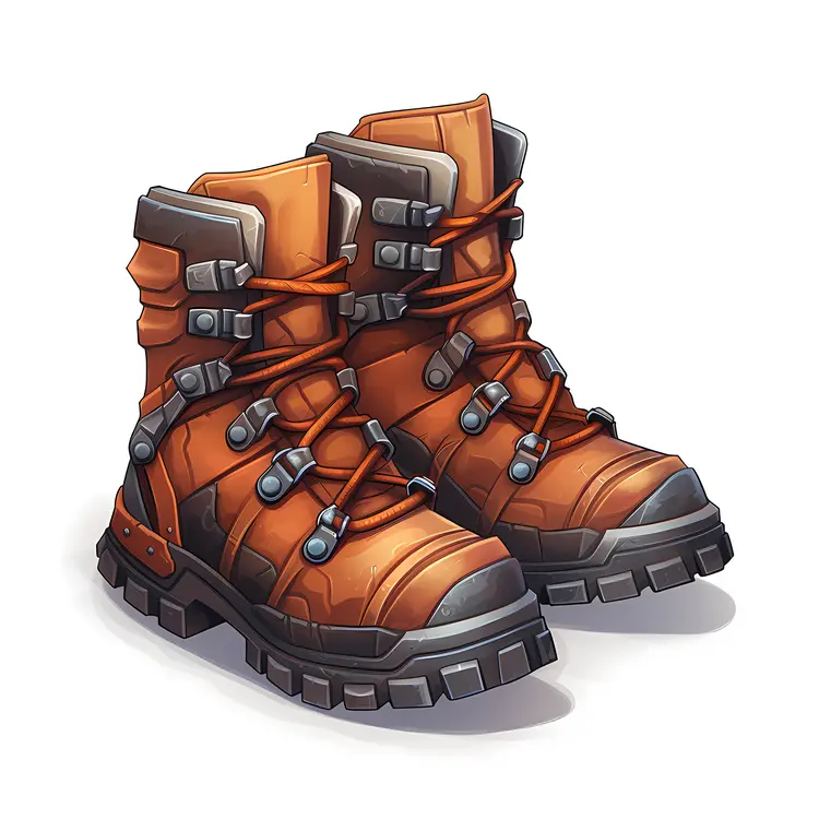 Cartoon Hiking Boots