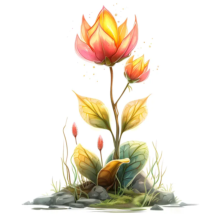 Pink Lotus in Bloom