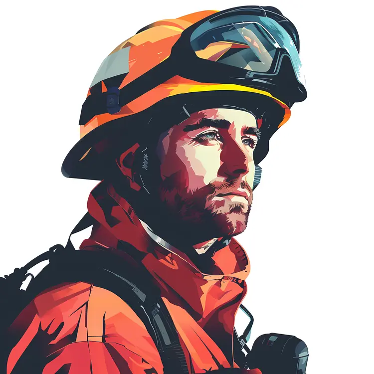 Portrait of a Firefighter