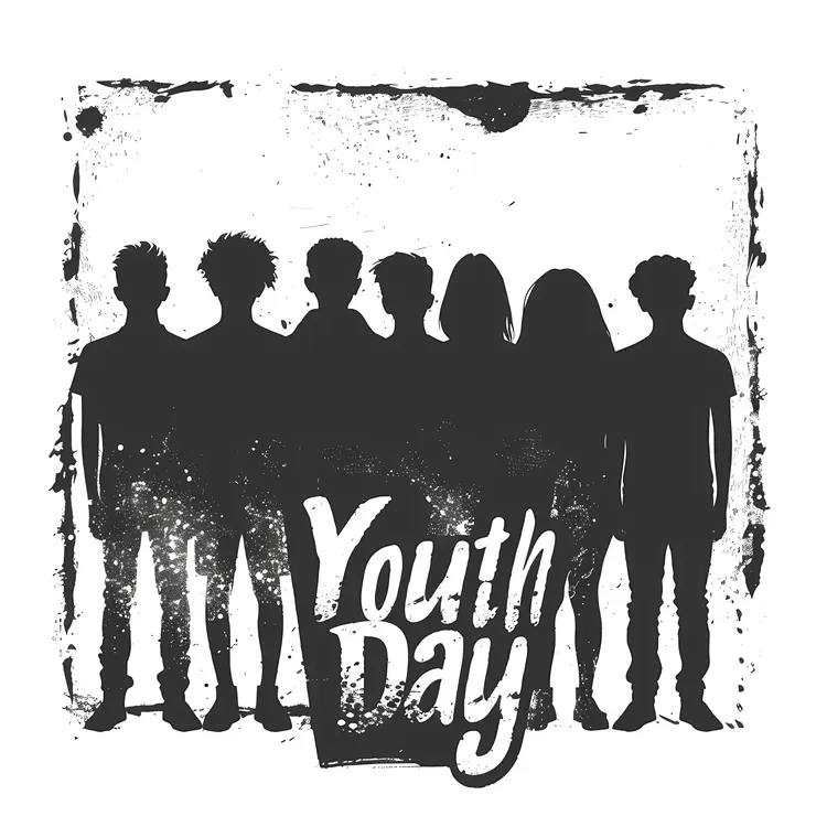 Youth Day Silhouette Group
