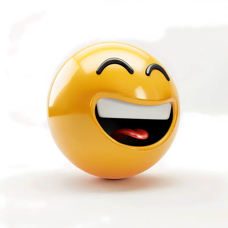 Laughing Emoji with Tongue Out