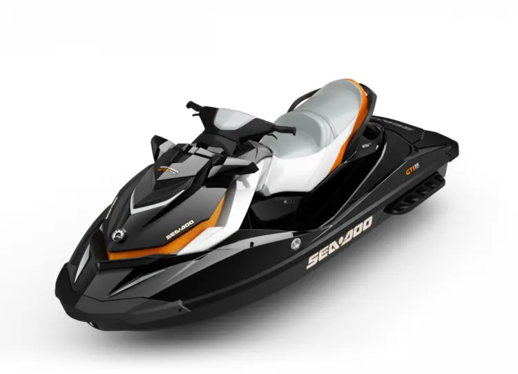 Black and Orange Sea-Doo GTX Jet Ski