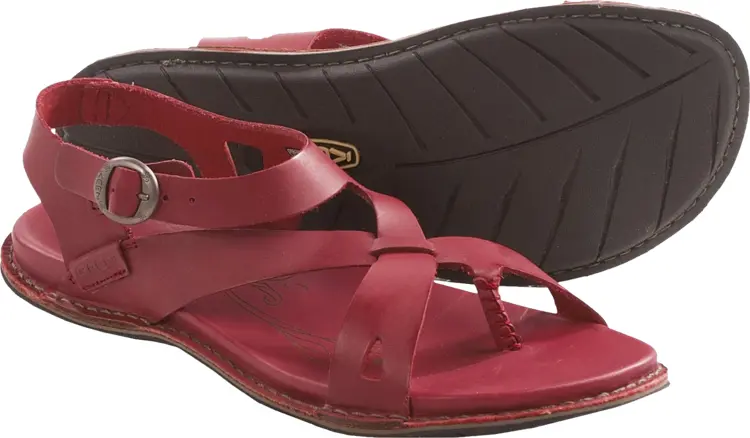 Fashionable Red Sandals for Everyday Wear