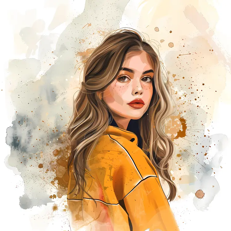 Woman in Yellow Jacket