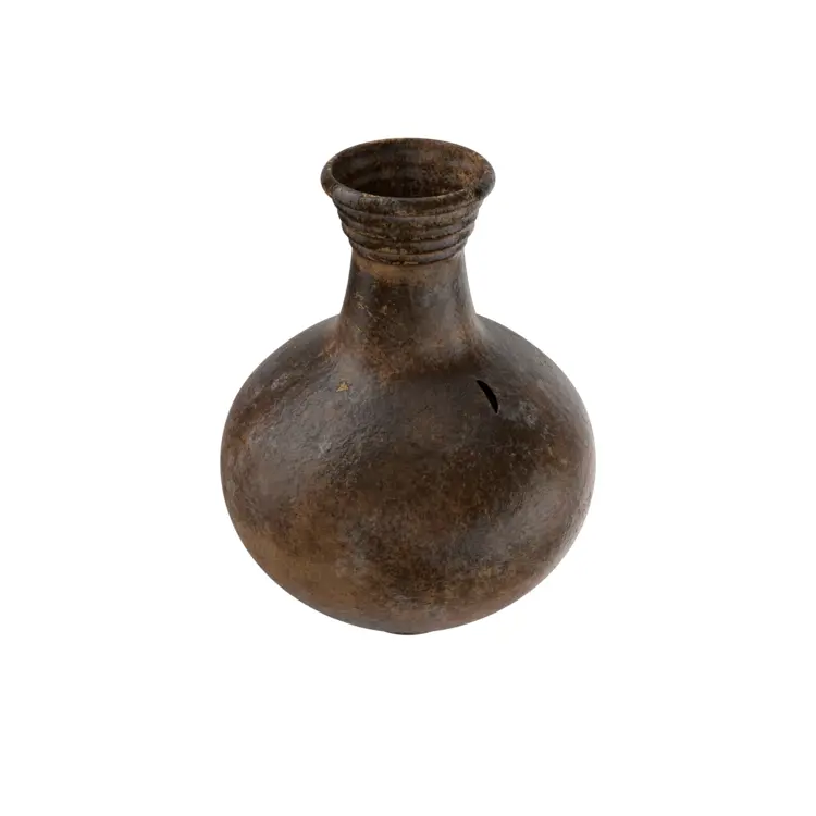 Brown Ancient Jug with Handle